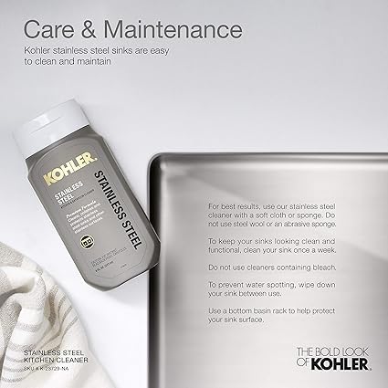 KOHLER Toccata Drop-in 33-Inches x 22-Inches Stainless steel Double equal bowl 4-Hole 18 -Gauge Kitchen Sink