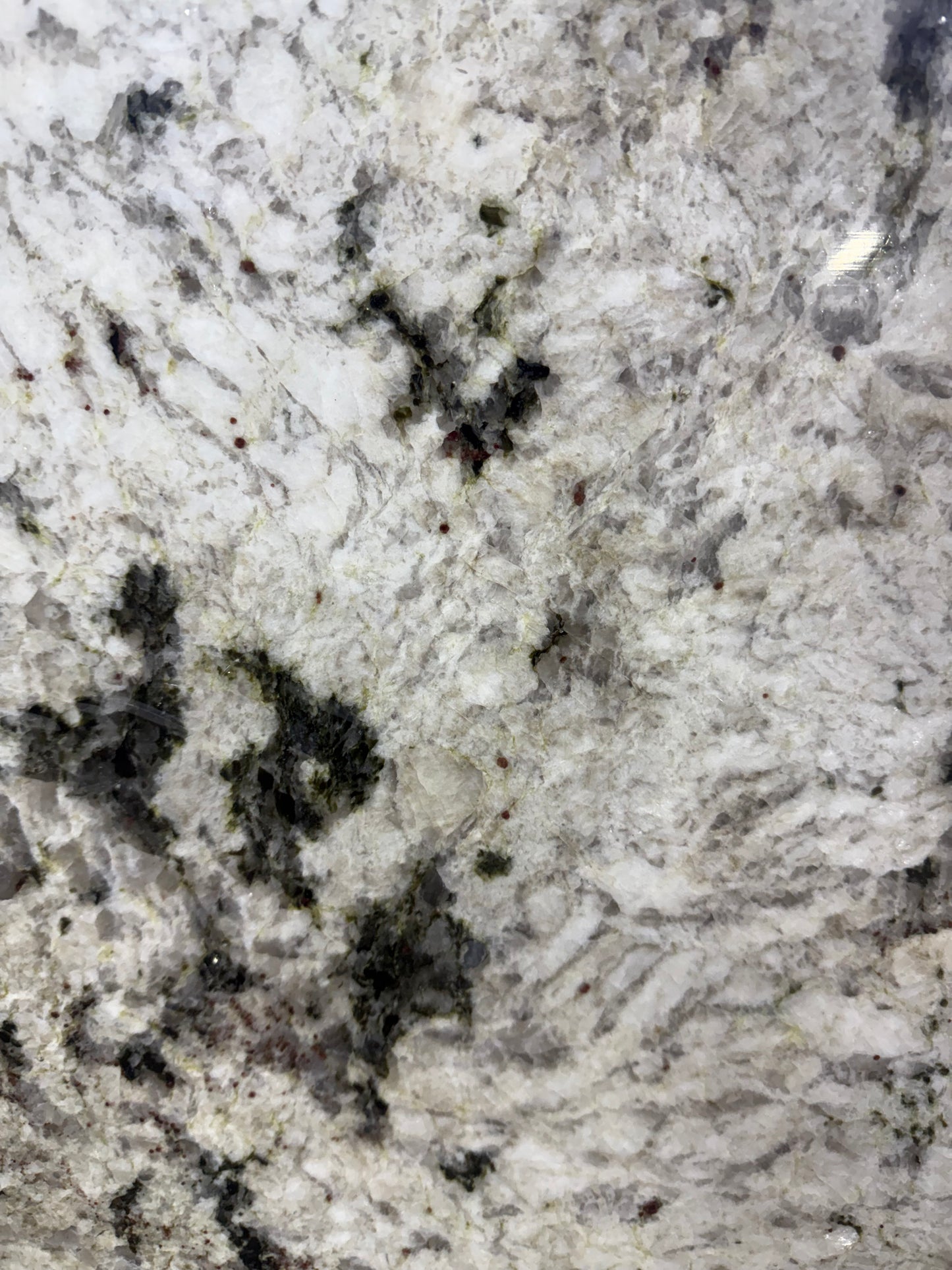 Alaska White 84.inX36.in Island Real Granite Countertop