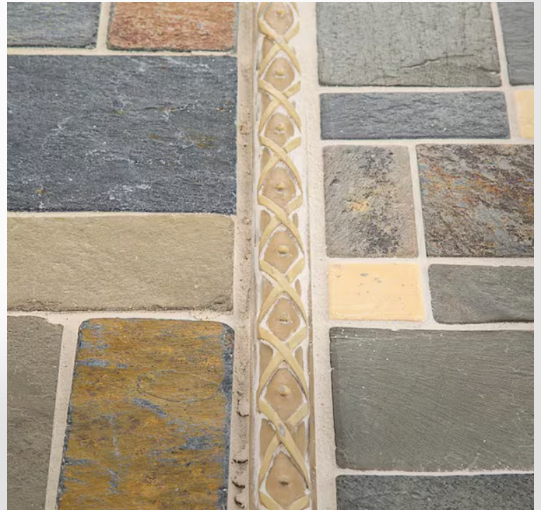 Jeffrey Court Rust Block Medley 11.75 in. x 11.75 in. Slate Wall and Floor Mosaic Tile (10 Pieces/Box, 0.938 sq. ft./Each)