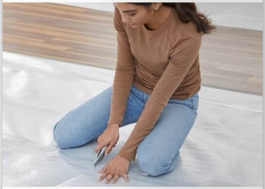 100 sq. ft. Rolls 40 x in. W 30 x ft. L x 2 mm T Moisture Protection Standard Foam Underlayment for Laminate Floors