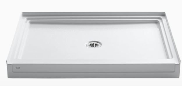 Kohler 48" x 36" White Shower Base with Center Drain