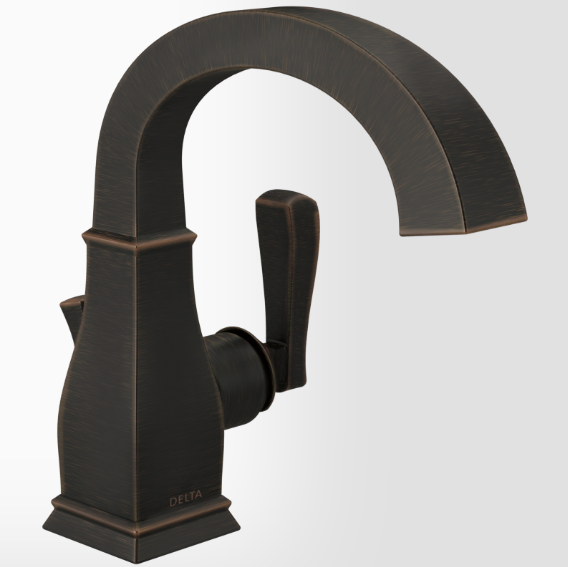 Delta Lakewood Single Handle Bathroom Faucet In Venetian Bronze