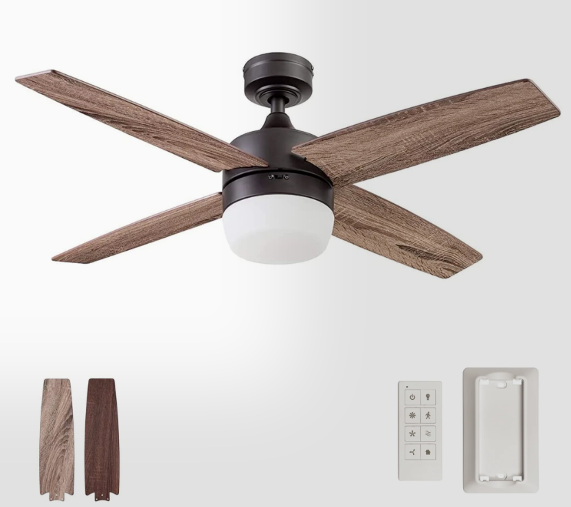 Prominence Home Atlas Expresso 44 Inch LED Ceiling Fan