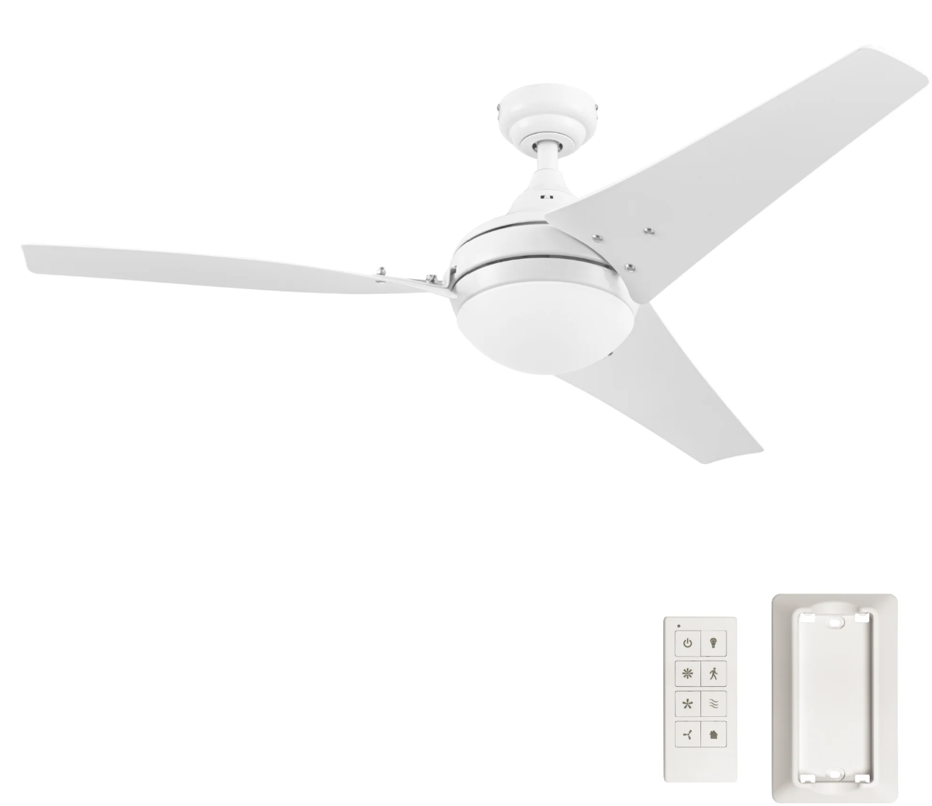 Prominence Home Maxon White 52 in Ceiling Fan