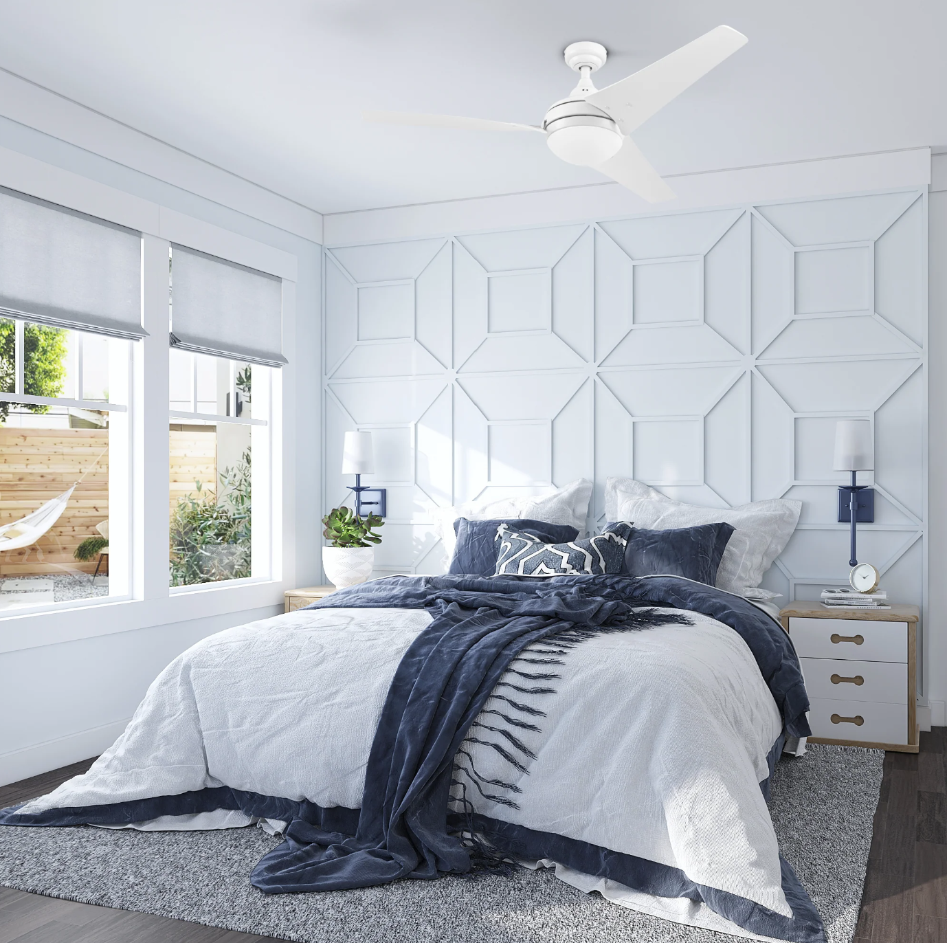 Prominence Home Maxon White 52 in Ceiling Fan