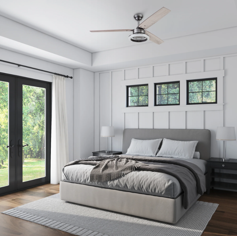 Prominence Home Orbis 52 in Gun Metal Ceiling Fan