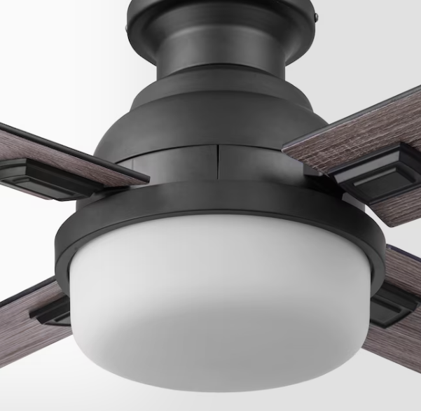 Prominence Home Kyrra 52-in Matte Black Ceiling Fan
