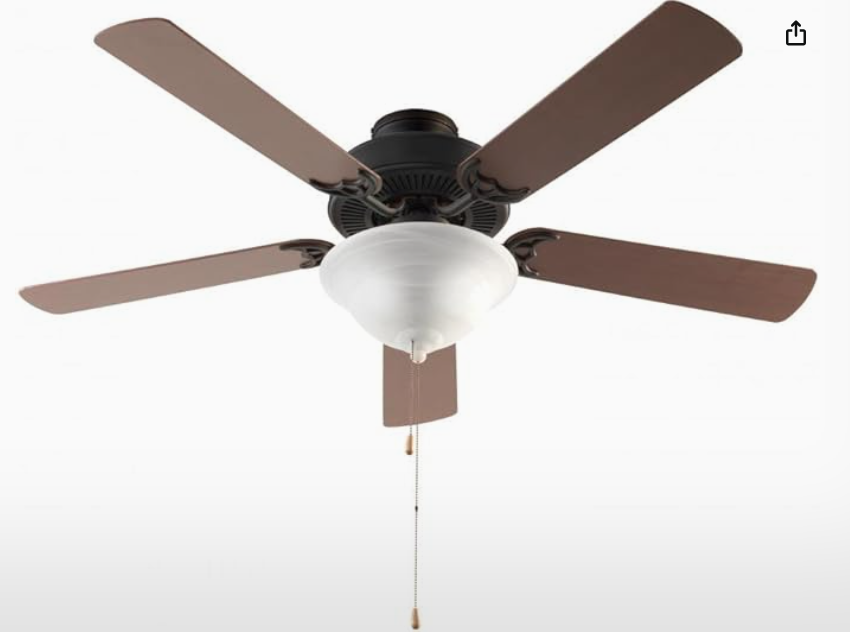 Trans Globe Harbour 52 in Oil Rubbed Oil Bronze Ceiling Fan