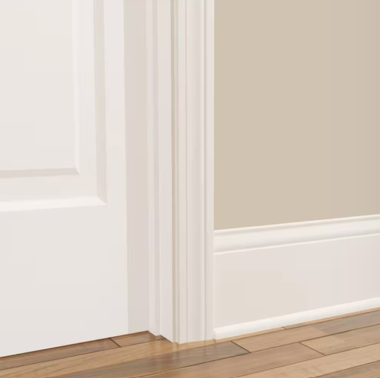 9/16 in. x 7-1/4 in. x 8-ft Primed Pine Baseboard Moulding Trim (Pack of 4)