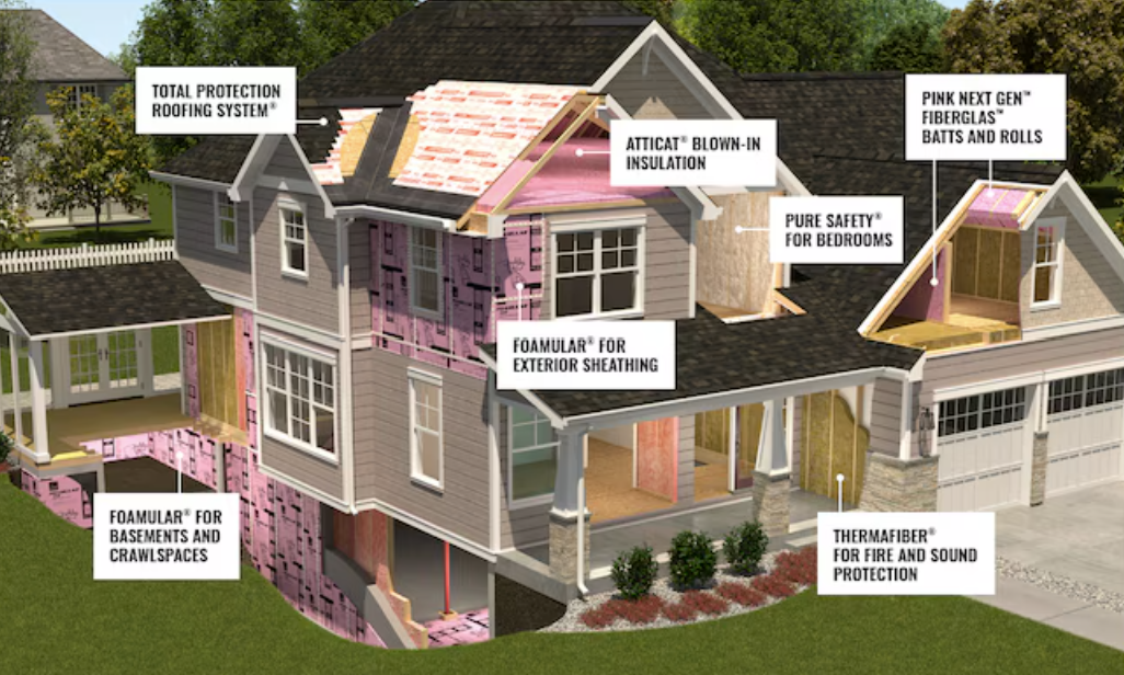 Owens Corning R-49 Attic Unfaced Fiberglass Batt Insulation 48-sq ft (24-in W x 48-in L)