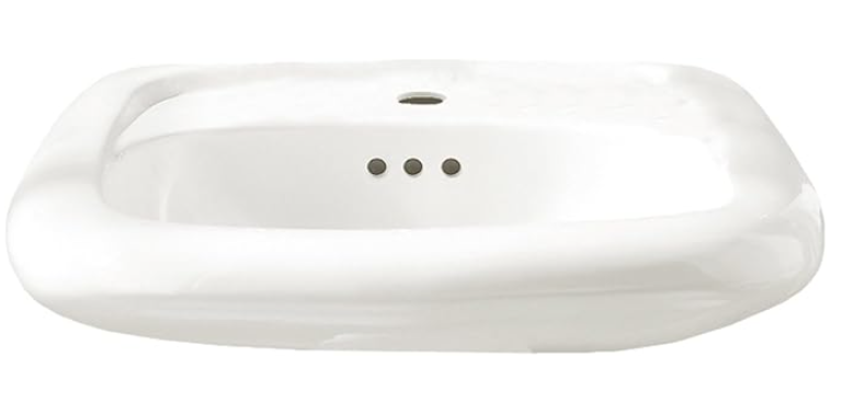 American Standard Murro White Wall Mounted Bathroom Sink