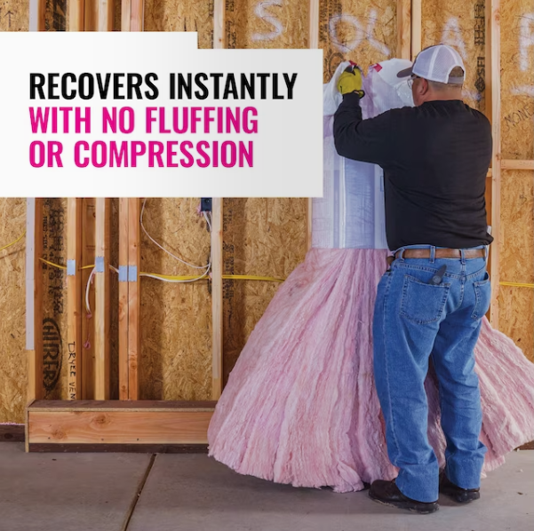 Owens Corning R-21 Faced Fiberglass Batt Insulation 87.50-sq ft (15-in x 105-in)
