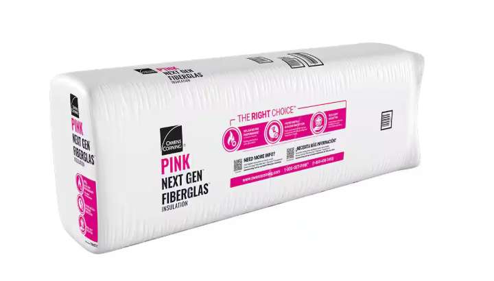 Owens Corning R-38C Kraft Faced Fiberglass Insulation 41.33 Sq.ft (15.5 x 48) Pack of 5