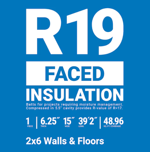Owens Corning R- 19 Kraft faced Fiberglass Roll Insulation 48.96-sq ft (15-in W x 39.2-ft L)