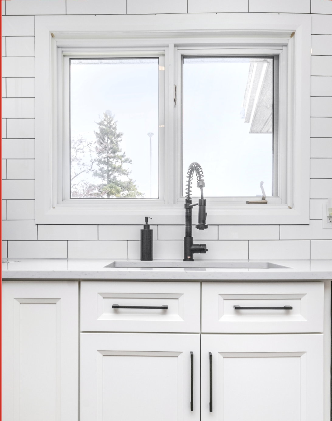 Bevel White cabinet (Call or Text For a Quote at 814-882 7875)