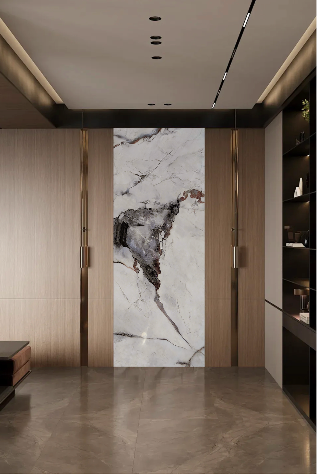 PVC Marble Sheets UV Protected | Waterproof | 4x8 ft (32 sq. ft)
