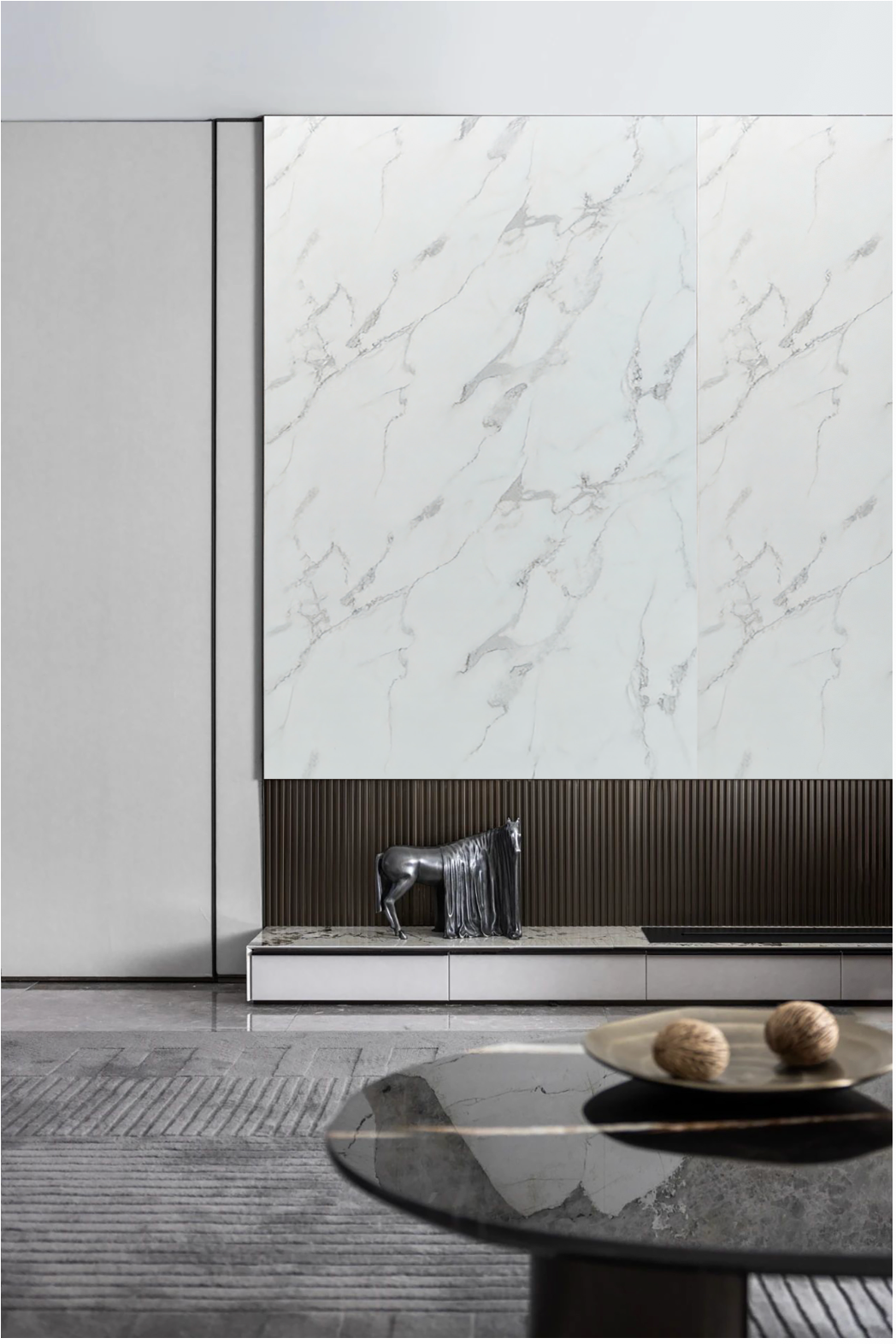 PVC Marble Sheets UV Protected | Waterproof | 4x8 ft (32 sq. ft)
