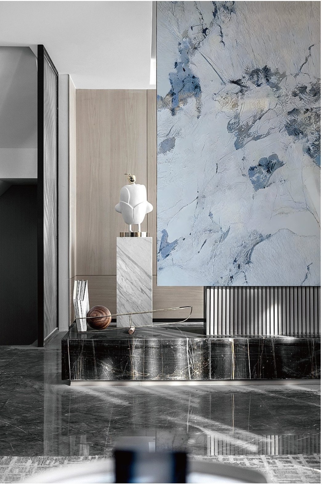 PVC Marble Sheets UV Protected | Waterproof | 4x8 ft (32 sq. ft)