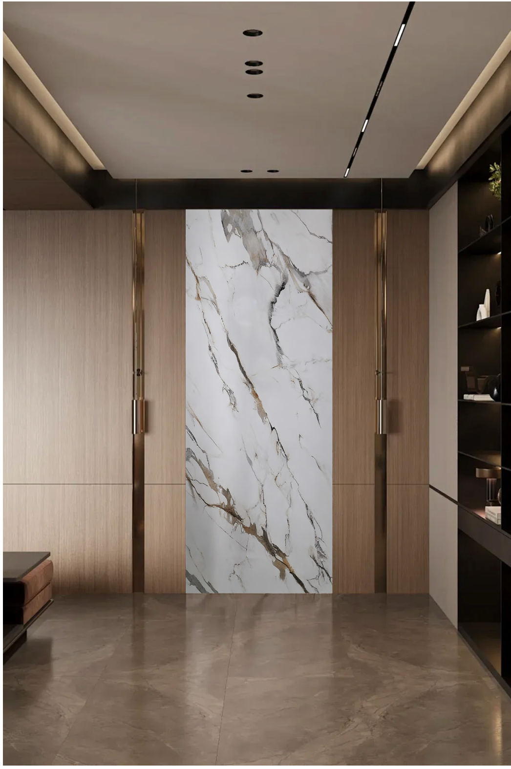 PVC Marble Sheets UV Protected | Waterproof | 4x8 ft (32 sq. ft)
