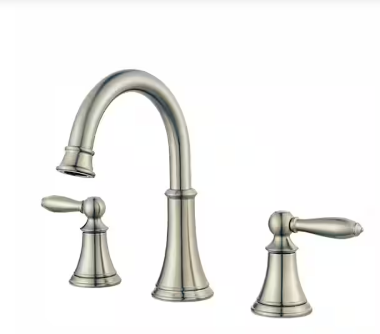 Pfister Courant Brushed Nickel Widespread 2-Handle Bathroom Faucet