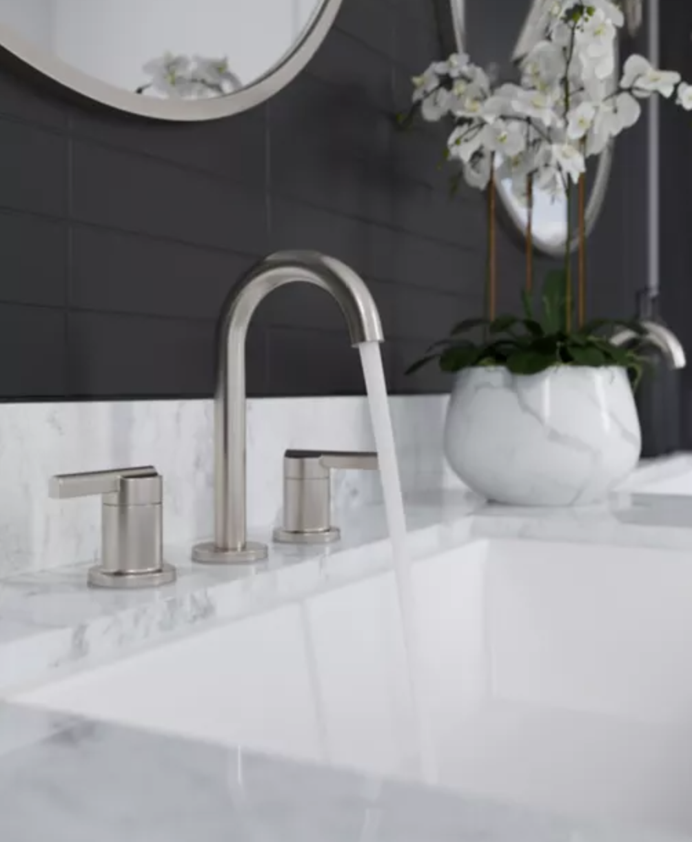 Pfister Brislin Brushed Nickle 8" Widespread Bathroom Faucet