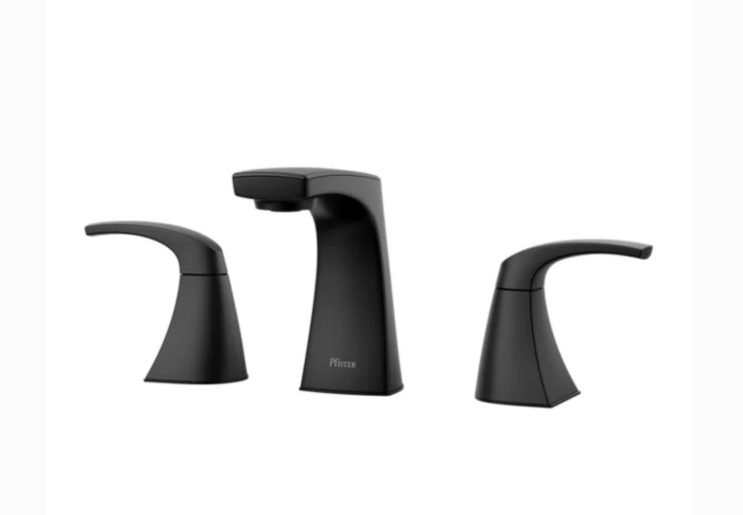 Pfister Karci Matte Black 8" Widespread Bathroom Sink Faucet