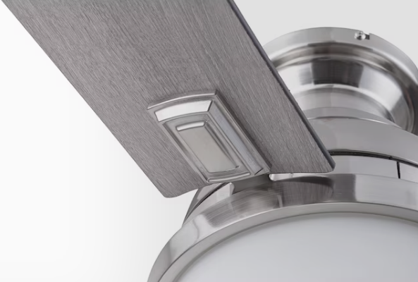 Prominence Home Kyrra 52-in Brushed Nickel Ceiling Fan