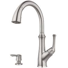 Pfister Tamera Stainless Steel 1-Handle Pull-Down Kitchen Faucet