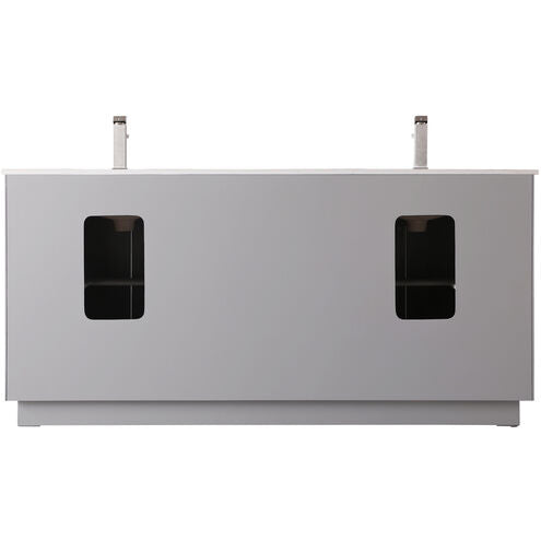 Hayes 72 X 22 X 35 inch Grey Vanity Sink Set