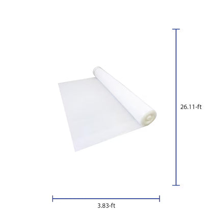 100 sq. ft. Rolls 40 x in. W 30 x ft. L x 2 mm T Moisture Protection Standard Foam Underlayment for Laminate Floors