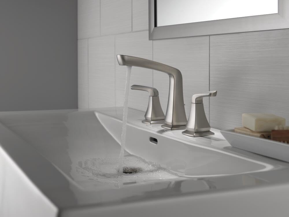 Delta Vesna Spotshield Brushed Nickel Bathroom Faucet