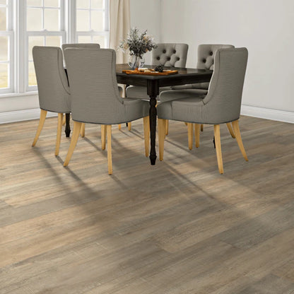Style Selections  Urbanite Oak 8-mm T x 8-in W x 50-in L Laminate Wood Flooring ( 23.92-sq ft / per box )