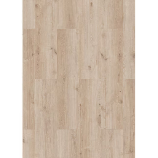 Allen+Roth Sierra Pale Oak 8-mm T x 8-in W x 50-in L Water Resistant Wood Plank Laminate Flooring (23.92-sq ft / per box))