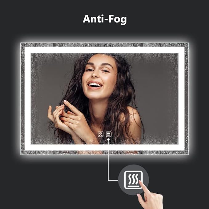 30x30 Inch Led Mirror