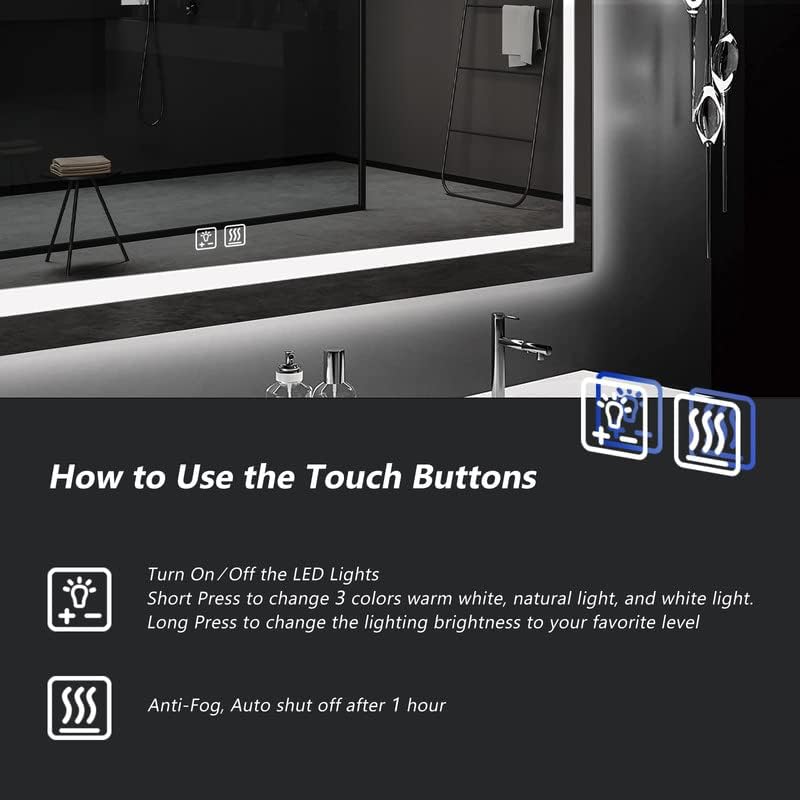 24x30 Inch Led Mirror
