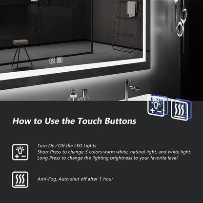 24x30 Inch Led Mirror