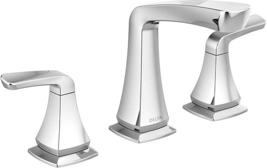 Delta Faucet Vesna Widespread Bathroom Faucet Chrome, Bathroom Faucet