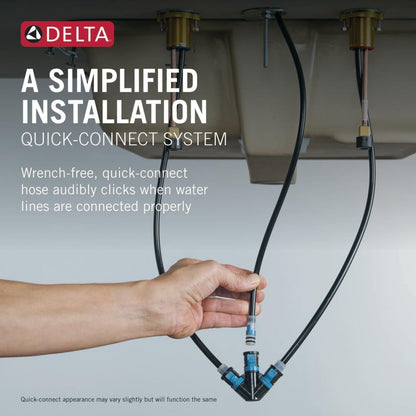 Delta Vesna Spotshield Brushed Nickel Bathroom Faucet