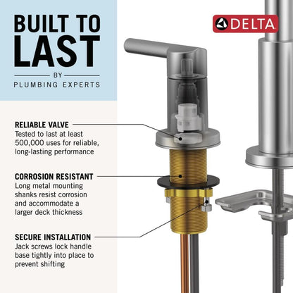 Delta Vesna Spotshield Brushed Nickel Bathroom Faucet