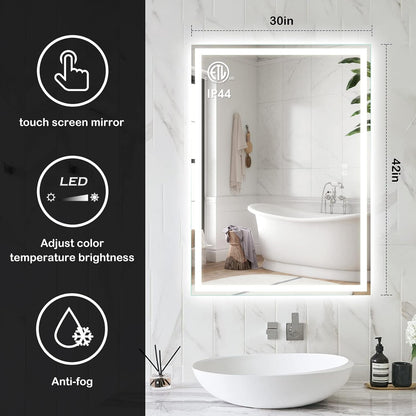 24x30 Inch Led Mirror