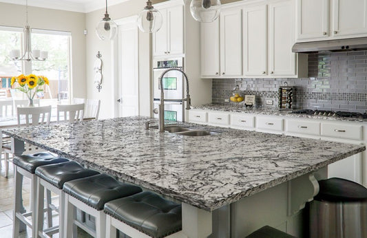 Alaska White  Real Granite Countertop