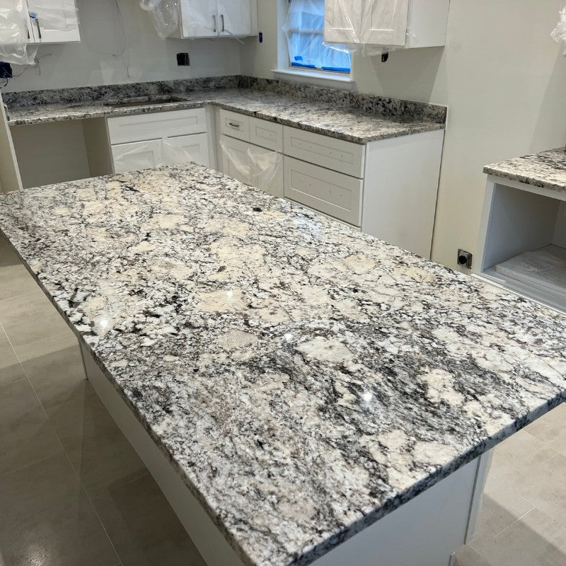 Alaska White  Real Granite Countertop