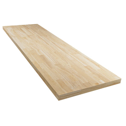 Hevea  Butcher Block Countertop unfinished 12 ft x 25 in x 1.5 in