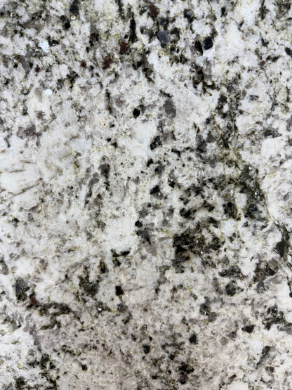 Alaska White 36.inX96.in Corner Real Granite Countertop