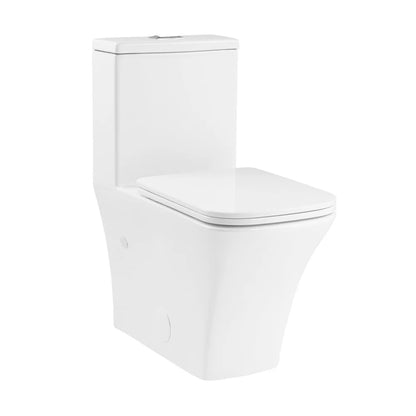 Eclair One-Piece Square Toilet Dual-Flush 0.8/1.28