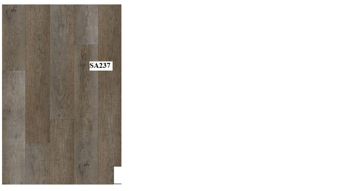 SA 237 SPC Vinyl Flooring with attached pad 100% water proof 21.63 SQ. FT Per box