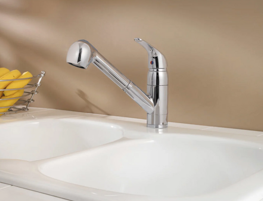 Single Hole Pull Down Kitchen Faucet