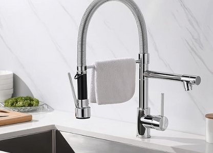 Fapully Chrome Faucet for Kitchen Sink