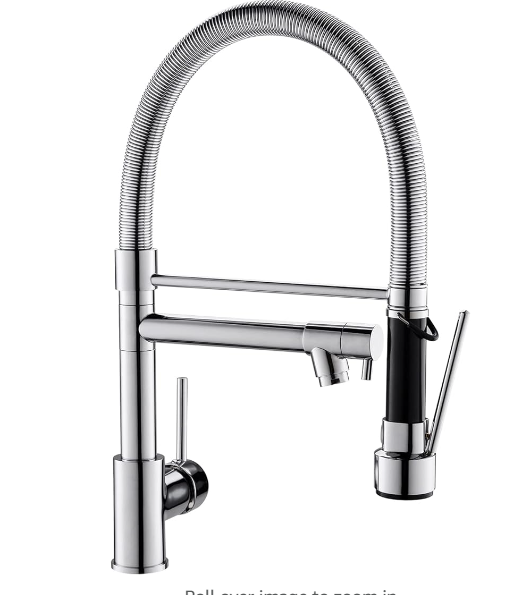 Fapully Chrome Faucet for Kitchen Sink