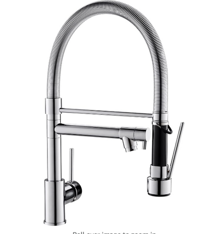 Fapully Chrome Faucet for Kitchen Sink